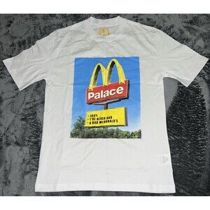 Small Palace x McDonald's Sign White T-shirt NWOT